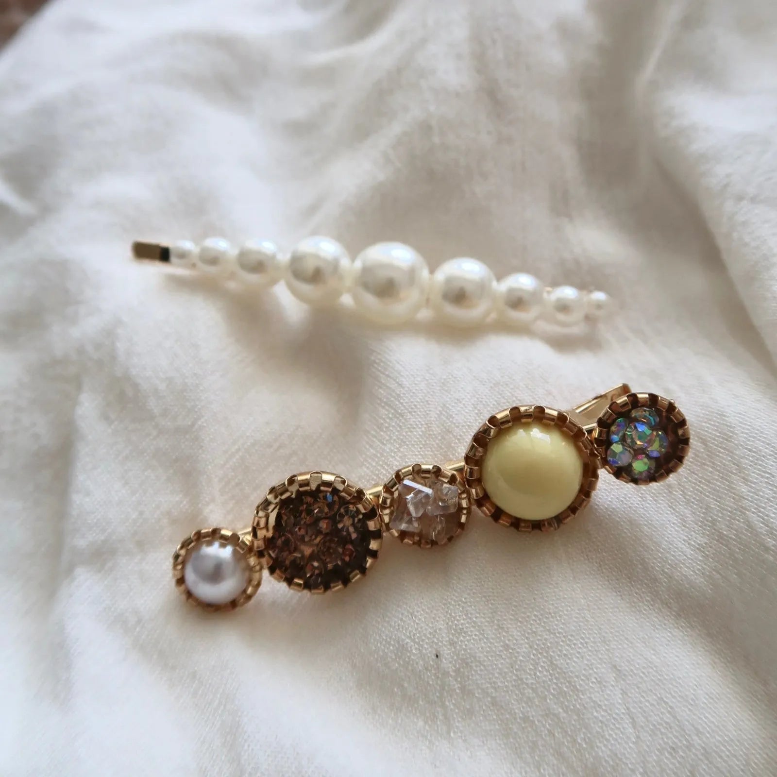 Glamorous Embellished Hairpin - Flowy Mind