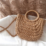 Bohemian Rhapsody Straw Tote - Flowy Mind