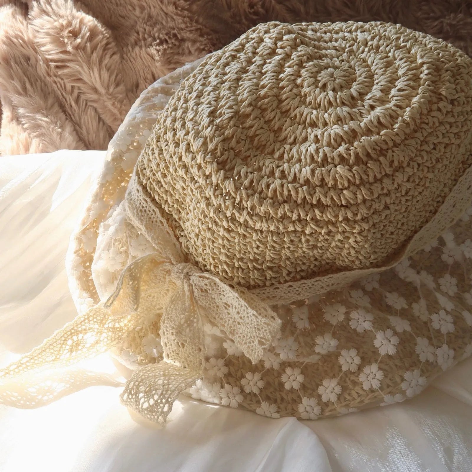 romantic straw hat