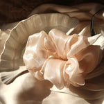 Blush Silky Hair Scrunchie - Flowy Mind